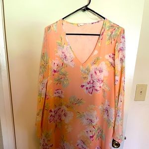 Floral maternity dress